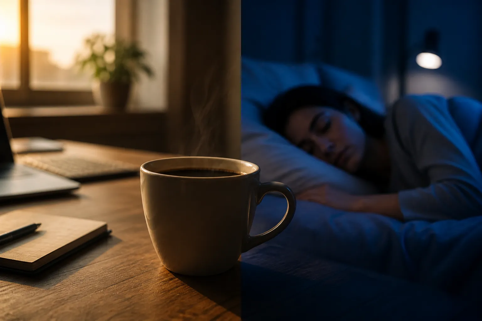 Een warme kop koffie tegenover een rustige nachtrust: slim genieten of toch te laat op de dag?