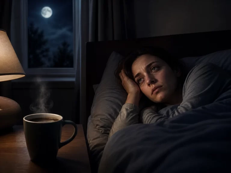 Een kop koffie in de avond kan je wakker houden en je nachtrust verstoren.